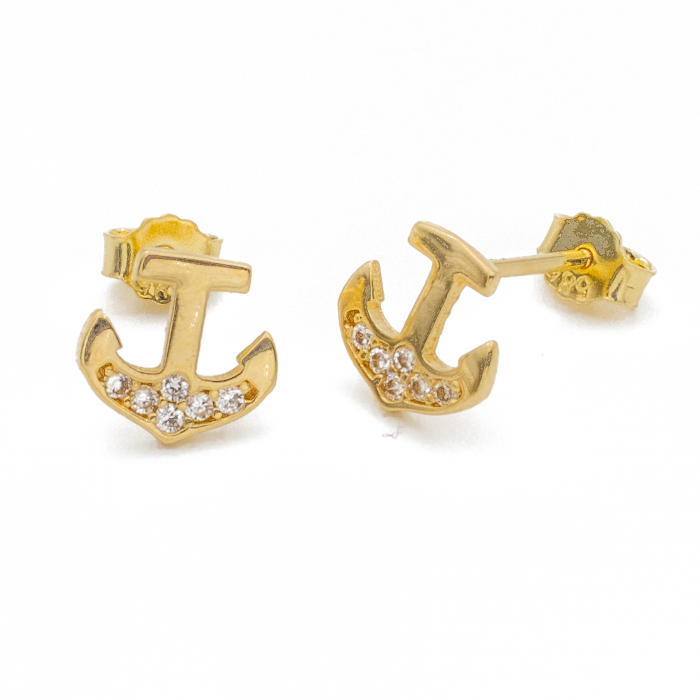 Cercei Ancora Aur 14k [2]