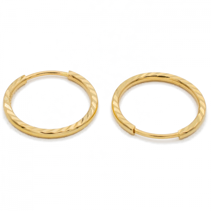 Cercei Cerc Mediu Aur 14k [2]