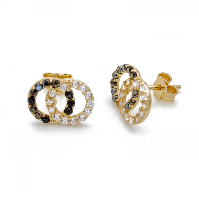 Cercei cu Pietre Zirconia Aur 14k [2]