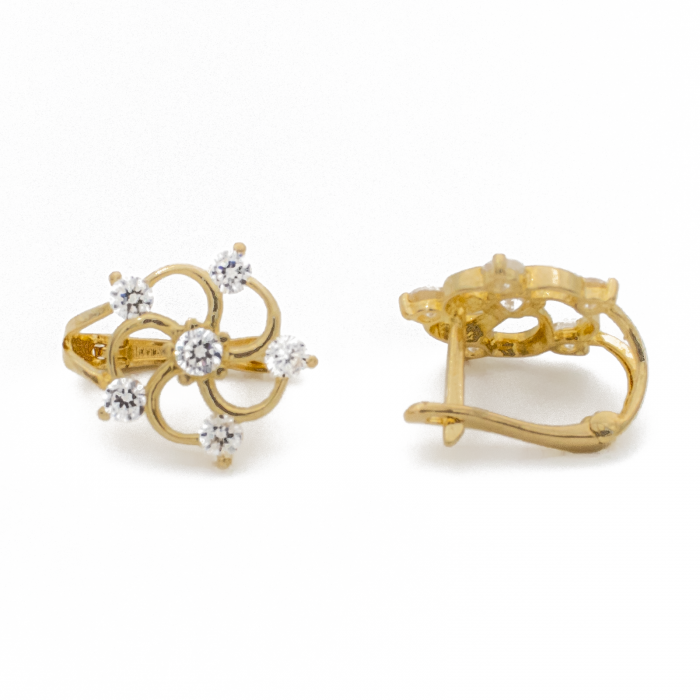 Cercei Floare Aur 14k [2]