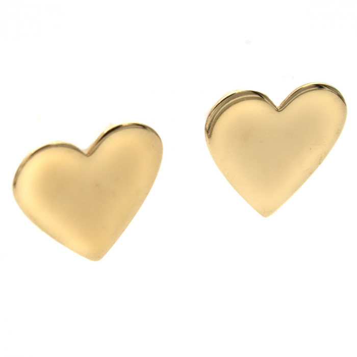 Cercei aur 14K inimă Pure Love [4]