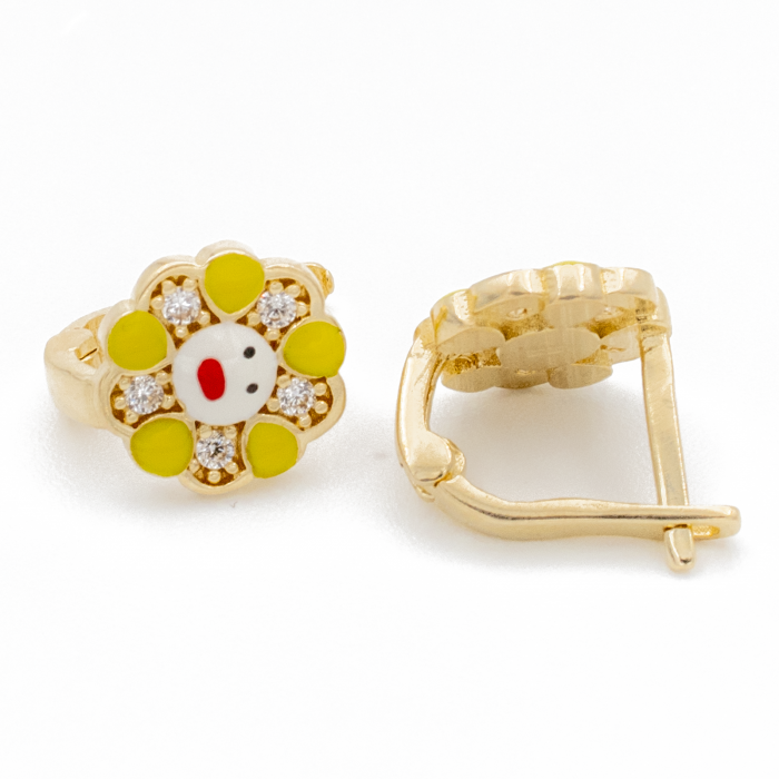 Cercei pentru Copii Floare Aur 14k [2]