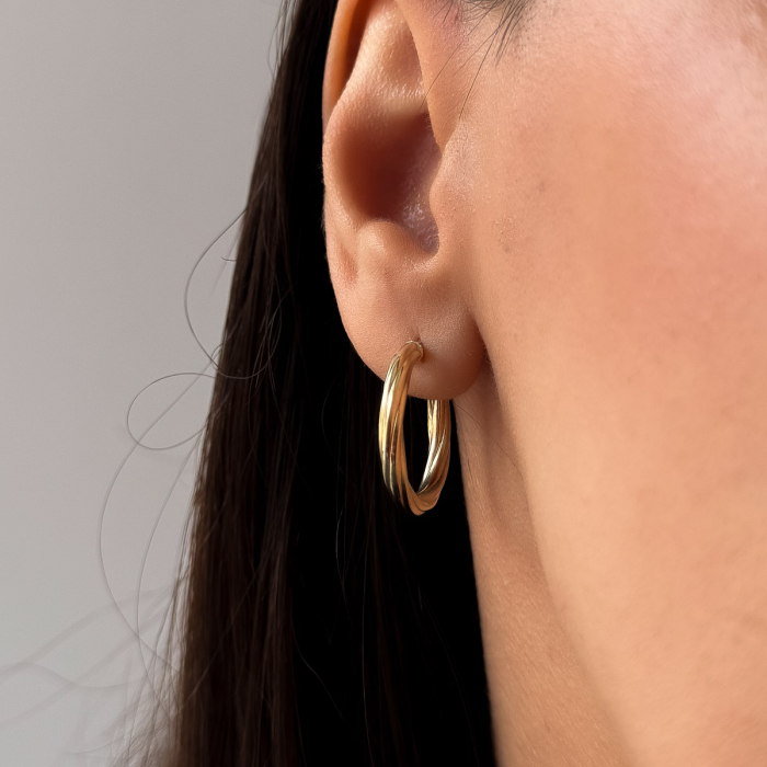 Cercei Rotunzi Aur 14k [2]