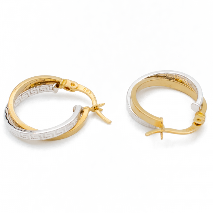 Cercei Rotunzi cu Model Aur 14k [2]