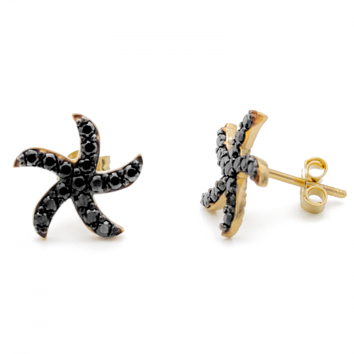 Cercei Stea de Mare Aur 14k [2]