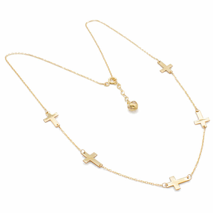 Colier Cruci Aur 14k [2]