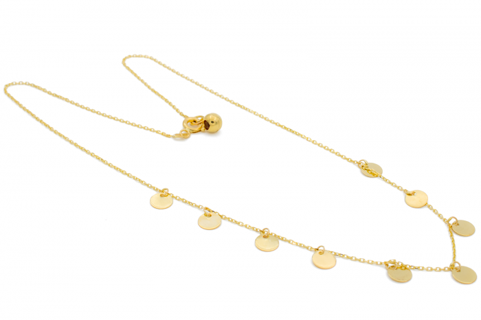 Colier cu Banuti Aur 14k [2]