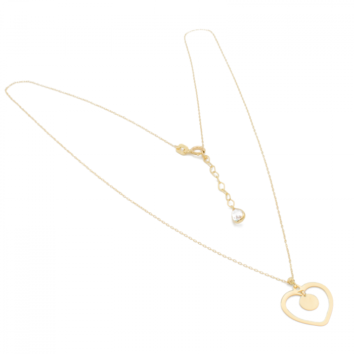 Colier Inima si Banut Aur 14k [2]
