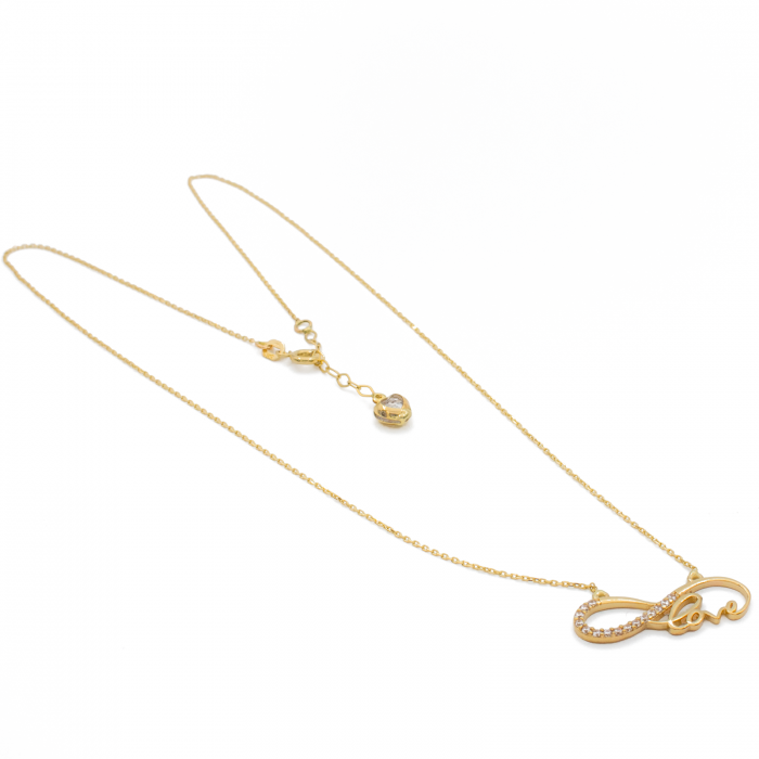 Colier Love si Infinit Aur 14k [2]
