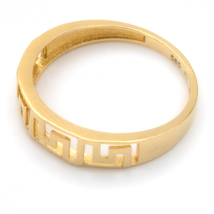 Inel Meandru din aur galben 14K – GOLD PIC​ [4]