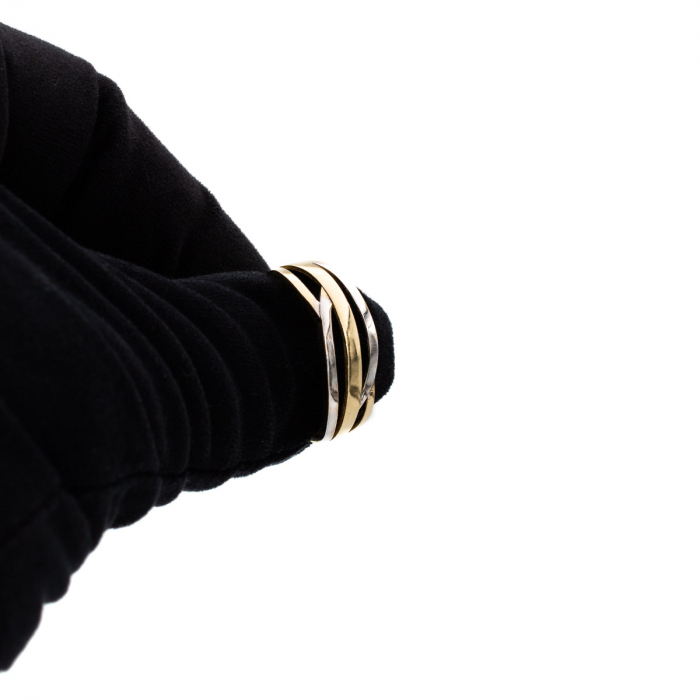 Inel aur galben 14K – Valsul Liniilor, bijuterie GOLD PIC [8]