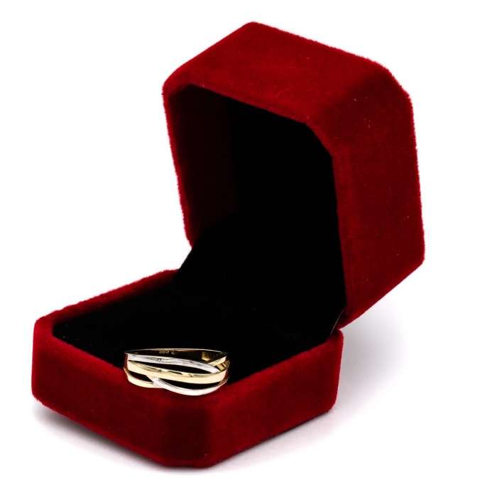 Inel aur galben 14K – Valsul Liniilor, bijuterie GOLD PIC [3]