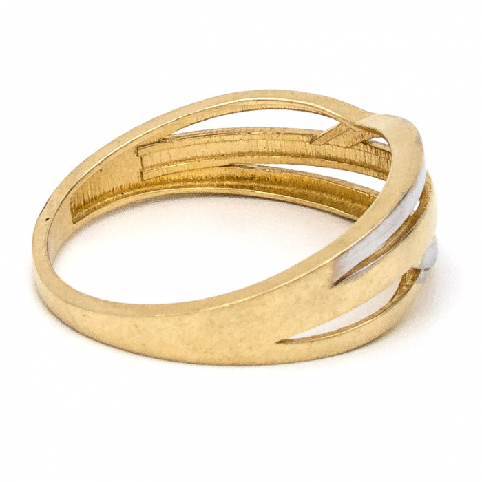 Inel aur galben 14K – Valsul Liniilor, bijuterie GOLD PIC [6]