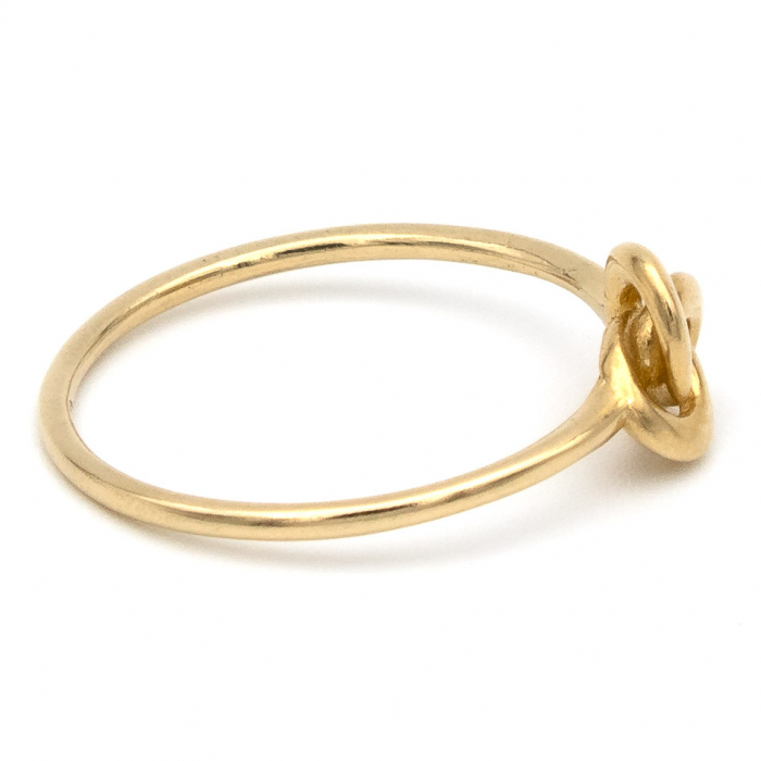 Inel Nodul Iubirii aur galben 14K – bijuterie GOLD PIC [6]