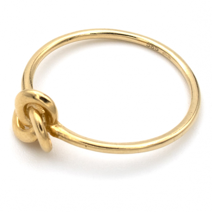 Inel Nodul Iubirii aur galben 14K – bijuterie GOLD PIC [4]
