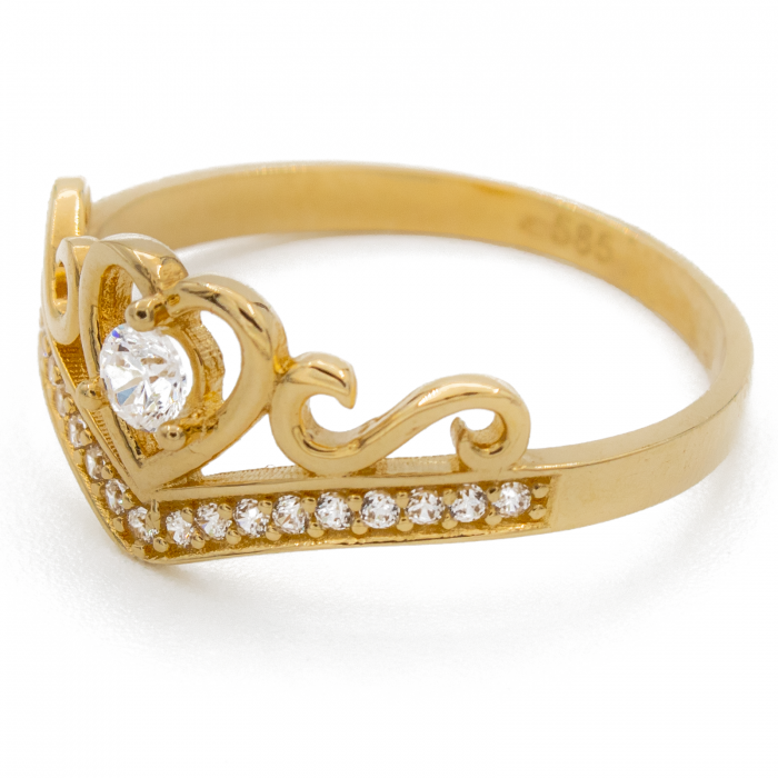 Inel Coroana Aur 14k [2]