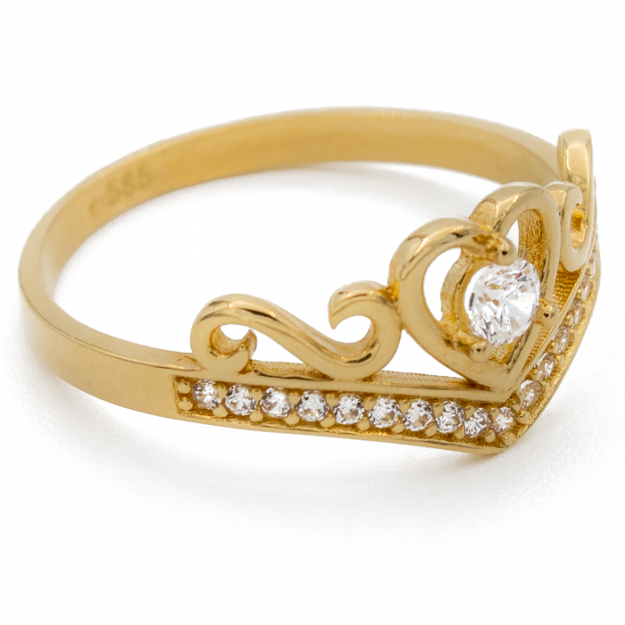 Inel Coroana Aur 14k [3]