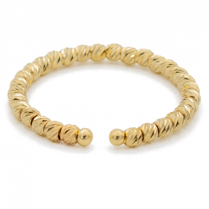 Inel cu Bile Aur 14k [3]