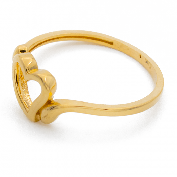 Inel cu Inima Aur 14k [2]