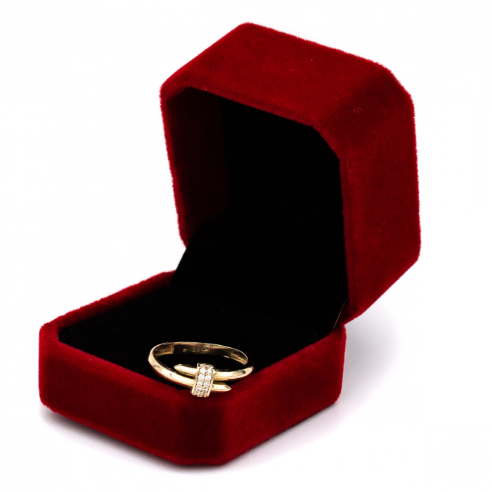 Inel Cui din aur galben 14K – GOLD PIC [3]