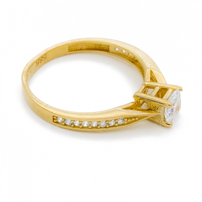 Inel de Logodna Aur 14k [3]