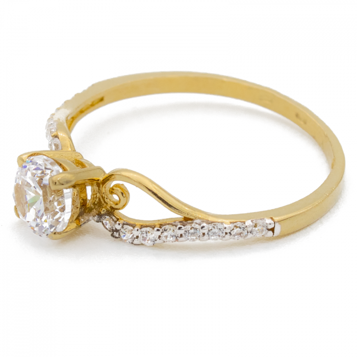 Inel de Logodna Aur 14k [3]