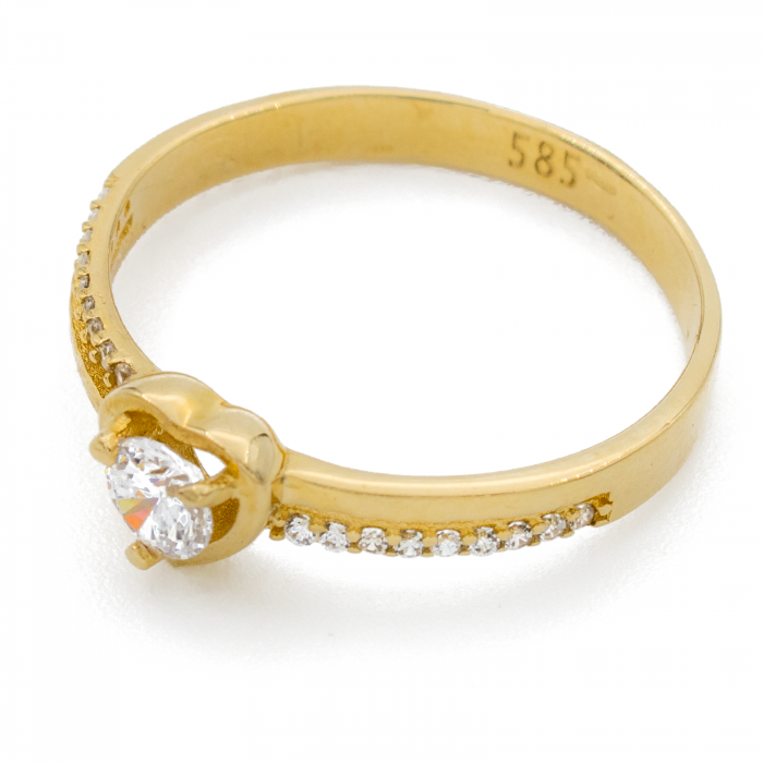 Inel de Logodna Aur 14k [2]