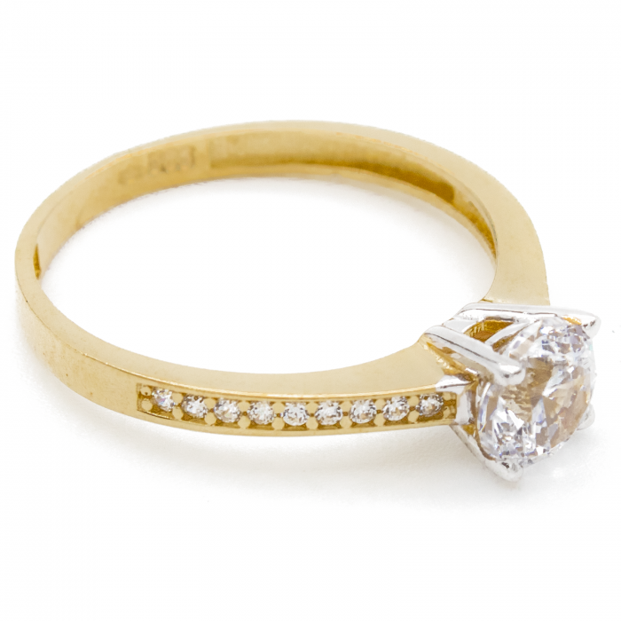 Inel de Logodna Aur 14k [3]