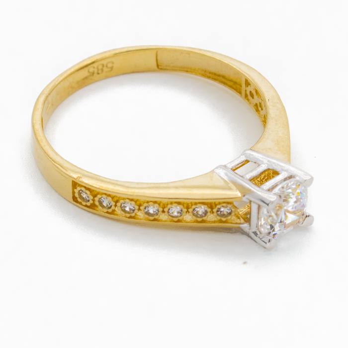 Inel de Logodna Aur 14k [3]