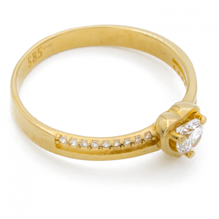 Inel de Logodna Aur 14k [3]