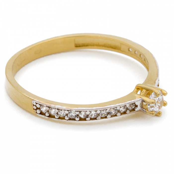 Inel de Logodna Aur 14k [3]