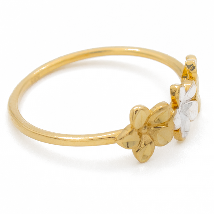 Inel Flori Aur 14k [3]