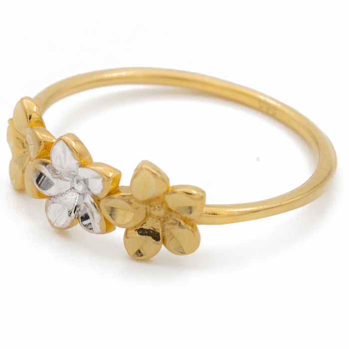 Inel Flori Aur 14k [2]