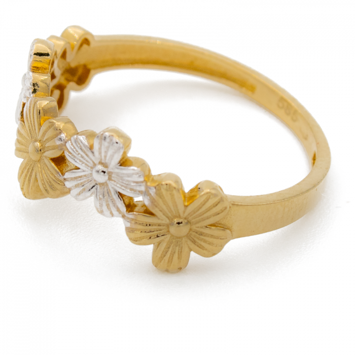 Inel Floricele Aur 14k [2]