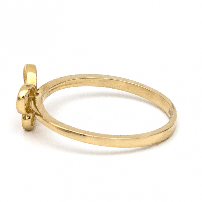 Inel aur galben 14K cu fluturaș – bijuterie elegantă pentru femei [5]