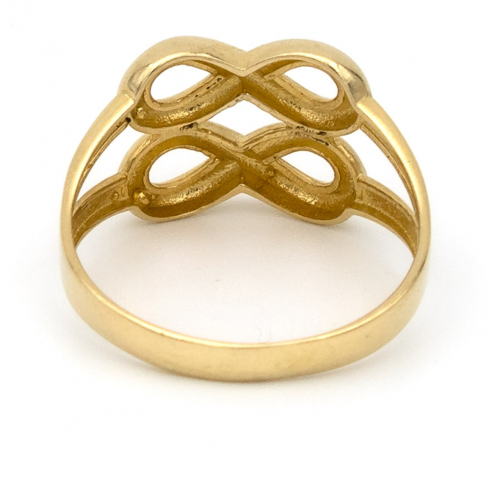 Inel Infinit din aur galben 14K – GOLD PIC​ [7]