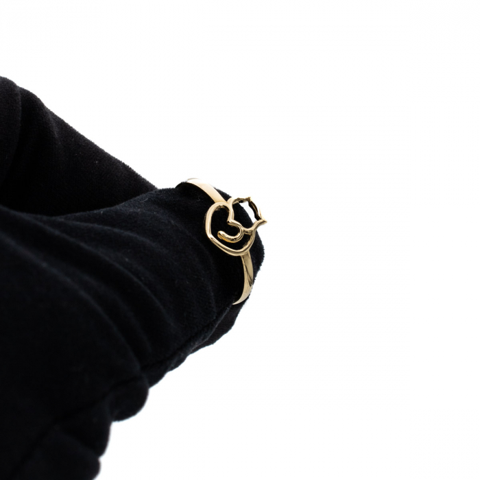 Inel Pisică din aur galben 14K – GOLD PIC [8]