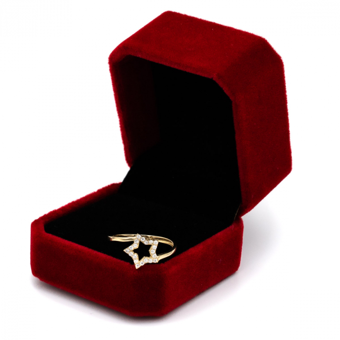 Inel Stea din aur galben 14K – GOLD PIC [3]