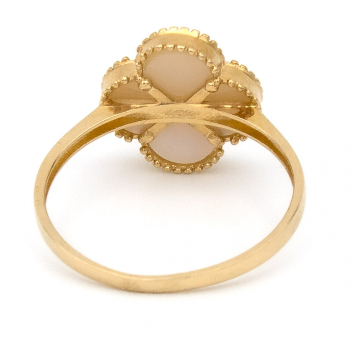 Inel Trifoi cu patru foi din aur galben 14k – GOLD PIC [7]