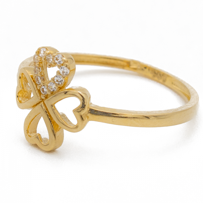 Inel Trifoi Aur 14k [3]