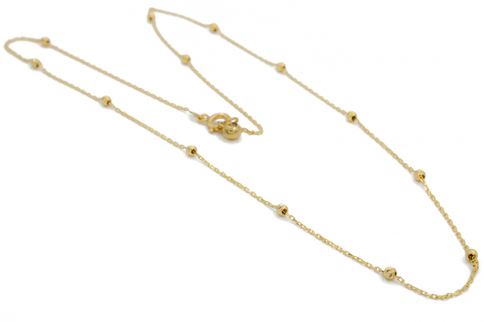 Lant cu Bile Aur 14k [2]