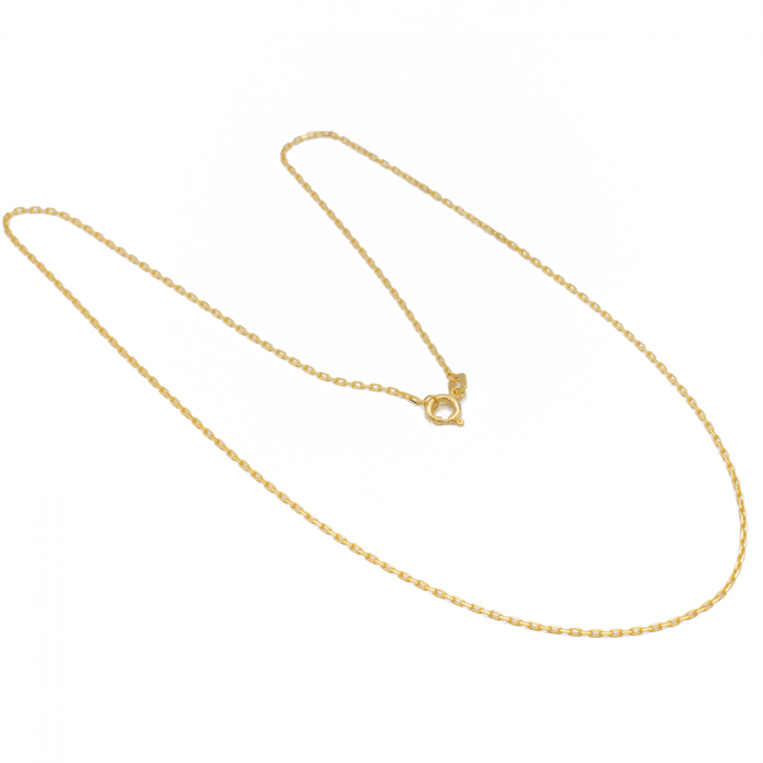 Lant Subtire Tip Ancora Aur 14k [2]