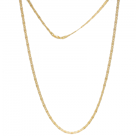 Coliere si Lanturi - Lant Figaro cu Zale Aur 14k