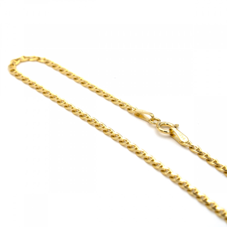 Brățară din aur galben 14K cu zale mici, model clasic Link [5]