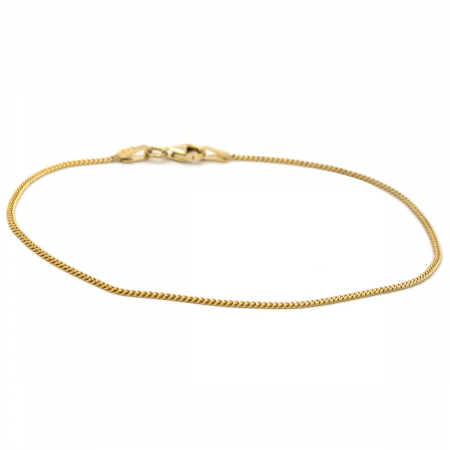 Bratari - Brățară din aur galben 14K model șarpe cu zale