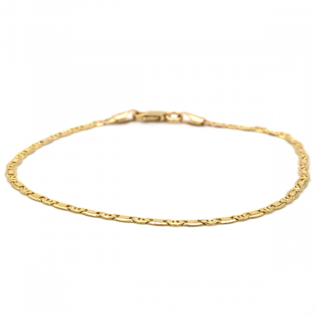 Bratari - Brățară Classique din aur galben 14K cu zale lucrate