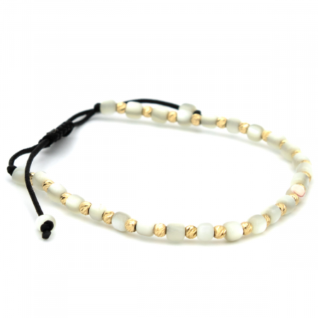 Brățară White Glow din aur 14K cu pietre albe - GOLD PIC [5]