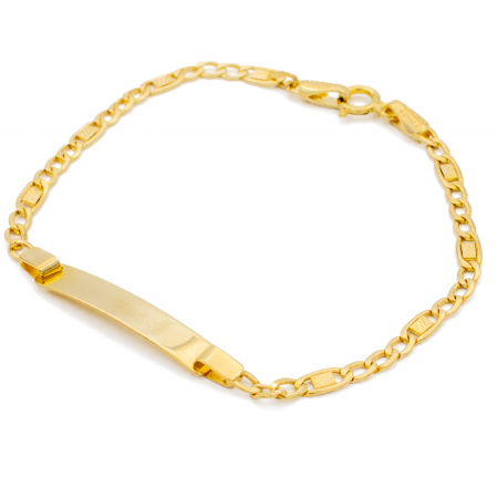 Bratara pentru Copii cu Placuta Aur 14k [1]