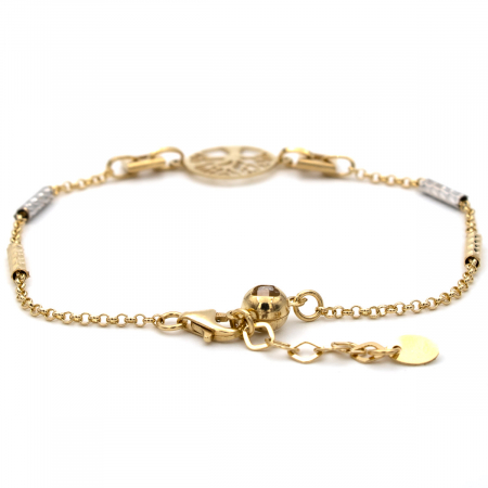Brățară din aur 14K cu copacul vieții – model Essence [2]