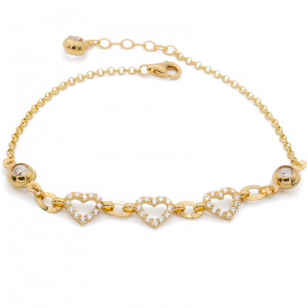 Bratara Inimioare Aur 14k [0]